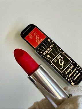 GUERLAIN Rouge G Velvet Lipstick - Vibrant Red-Pink (No. 32)